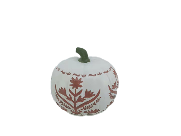 2022 New Design Harvest Fall Decoration Large Resin White Pumpkins