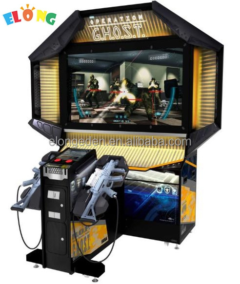 Hotsale Arcade video shooting game machine 55 LCD Operation Ghost Gun Shooting Game Machine for sale