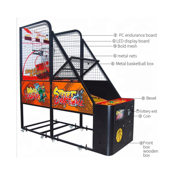 Exclusive use of ball games for shopping malls fun arcade center  basketball equipment basketball game machines