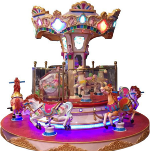 Amusement park carousel double deck deluxe kid carousel horse kiddies rides carousel for sale