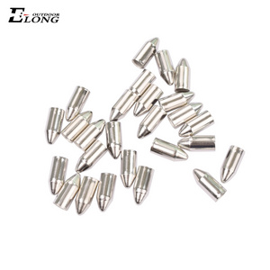 Archery Bullet Arrowheads 7mm Glue on Hunting Target Arrows Points Replaceable Tips Accessories