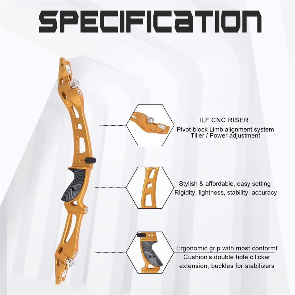 Nika Archery ET-8 Recurve Bow Riser 25