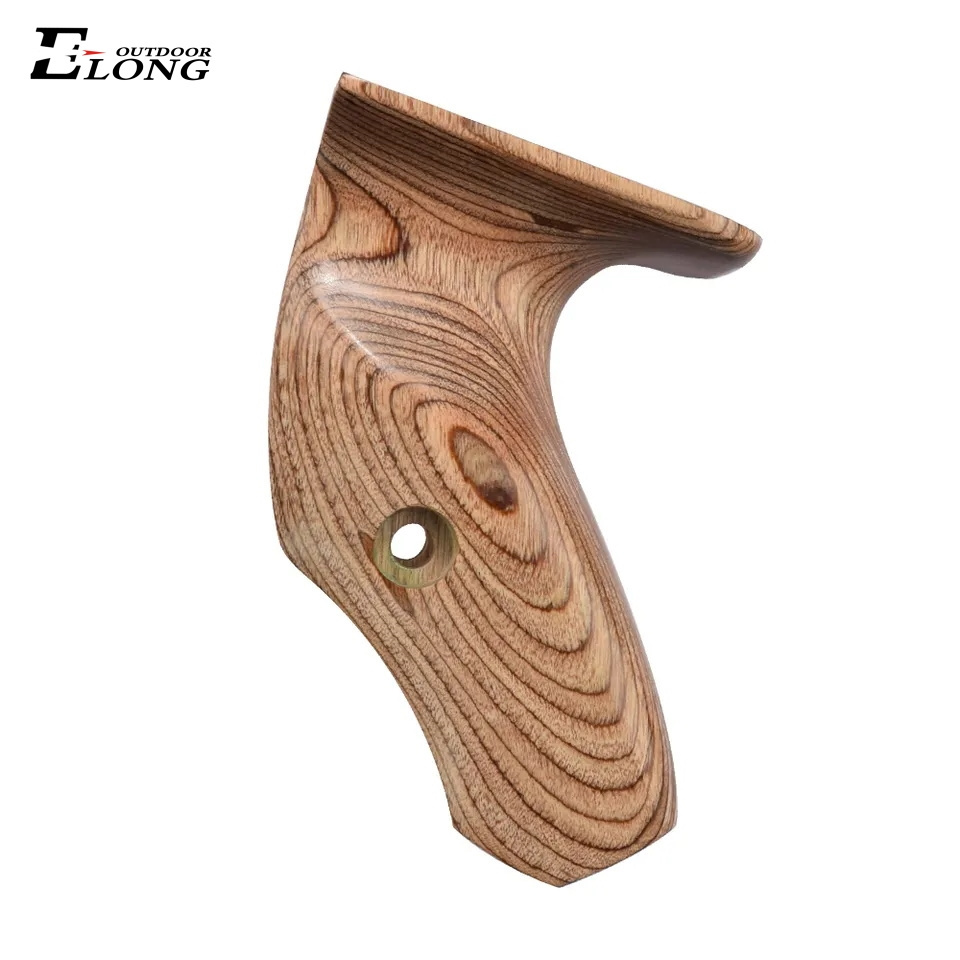 Custom Colour Archery Bow Wood Grips for Traditional Recurve Bow Riser Right Hand Wooden Grips