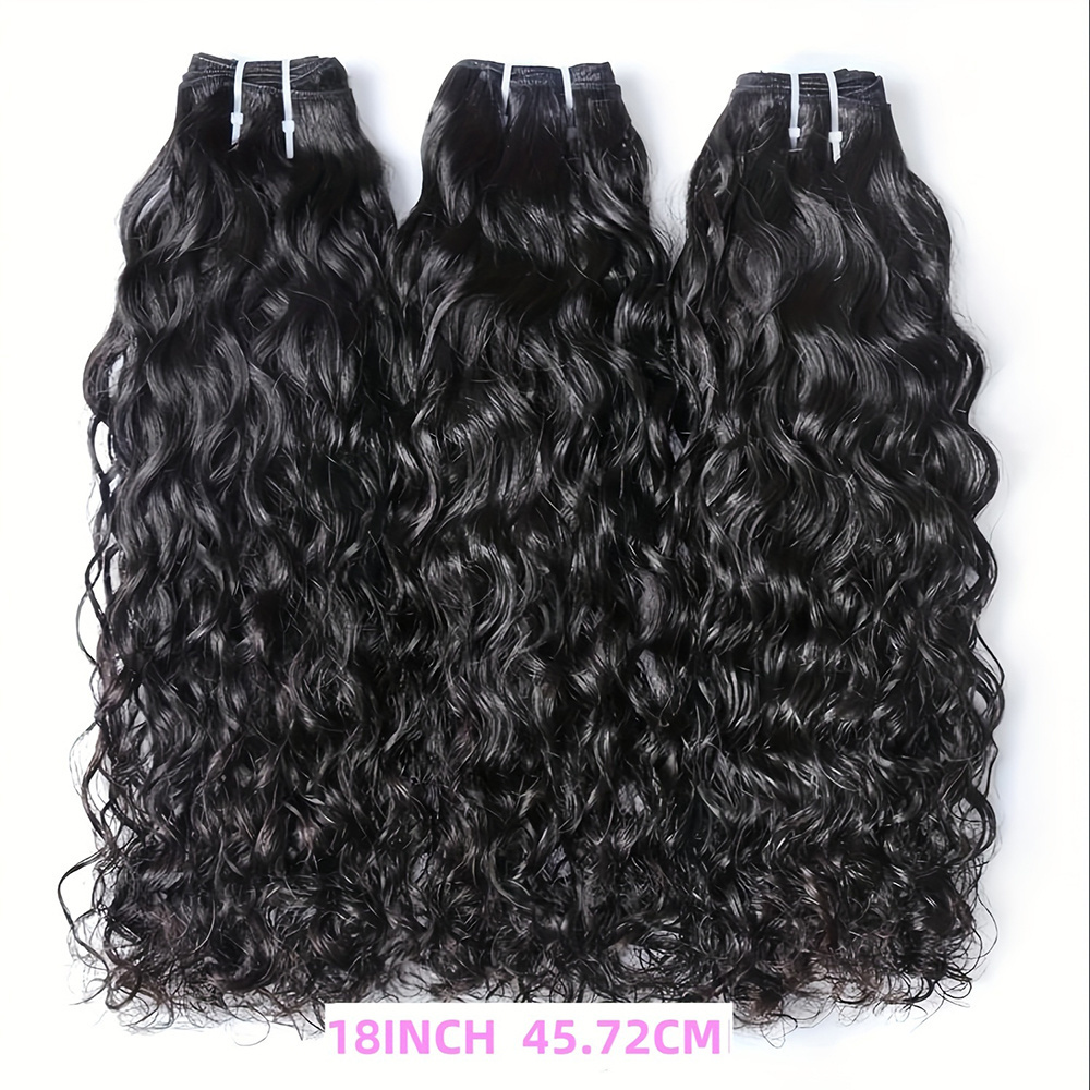 Wholesale Raw Cambodian hair 12A Grade Water Wave Hair Weaving,Soft And Shinny,No Tangling human hair extensions