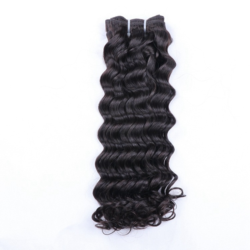 Raw Burmese Deep Wave Human Hair Bundles 12A Natural Color Burmese Human Hair Weft for Black Women Hair Extensions