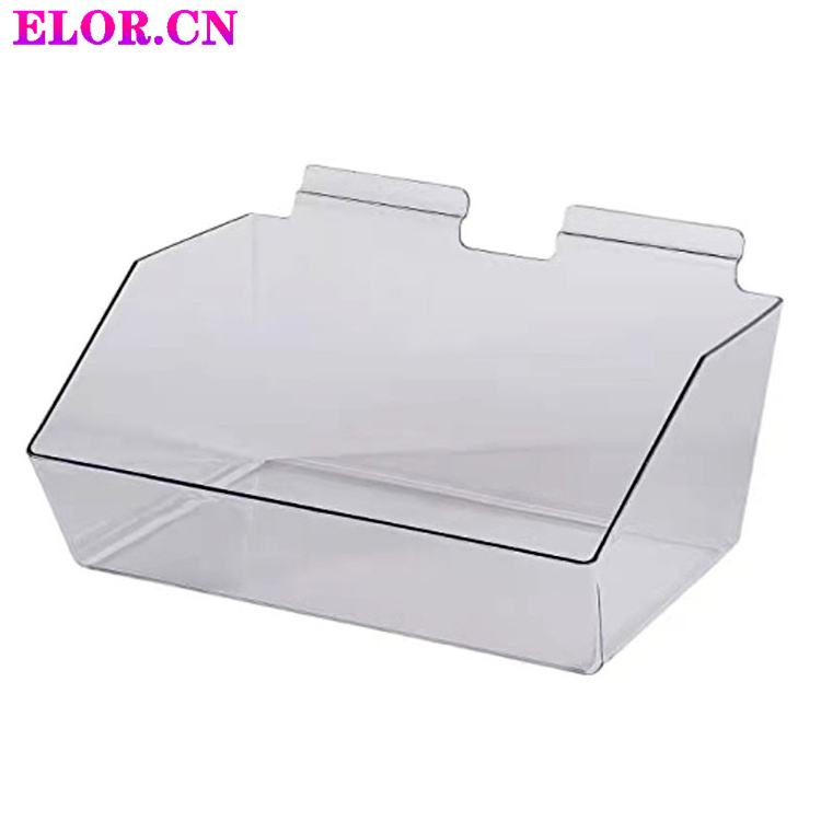 Elor Transparent Acrylic Candy Storage Pocket Bulk Food Display Cabinet For Supermarket Candy Shop Shelves