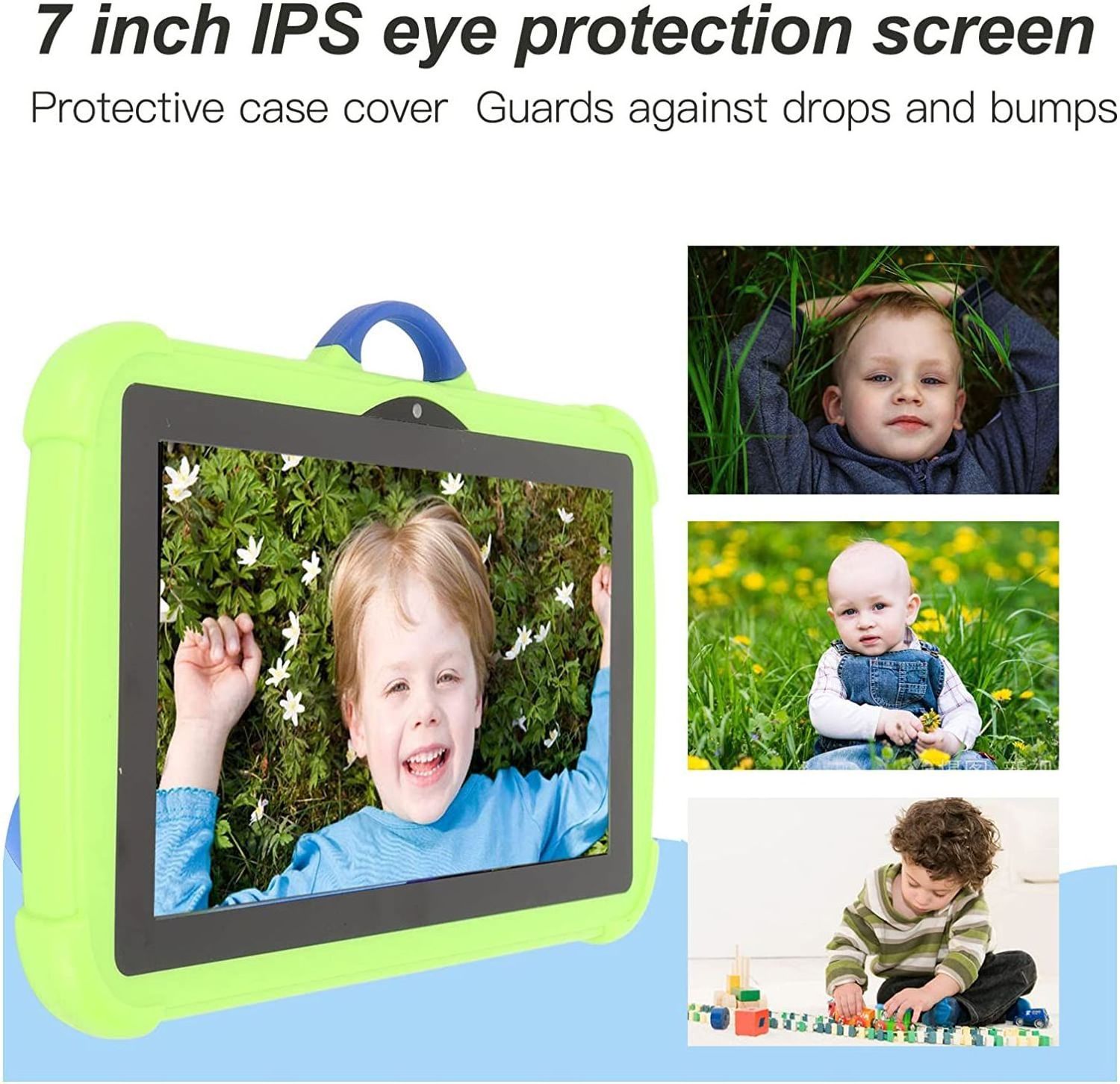 Hot new 7 inch Child Learning Tablet for kids Children Educational Android Baby Tab pc with wifi camera