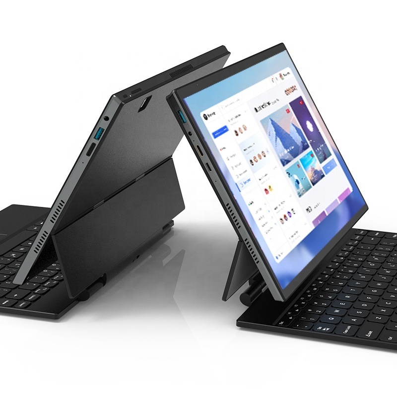 14 inch 2 in 1 window 11 tablet  laptop touchscreen Intel N95 business office education tablets with detachable keyboard