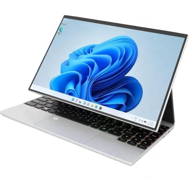 2024 Brand new 14 inch N95 OEM Yoga 360 degree rotating RGB Keyboard Wins 11 RAM 16GB 2 in 1 Tablet Business touch screen laptop