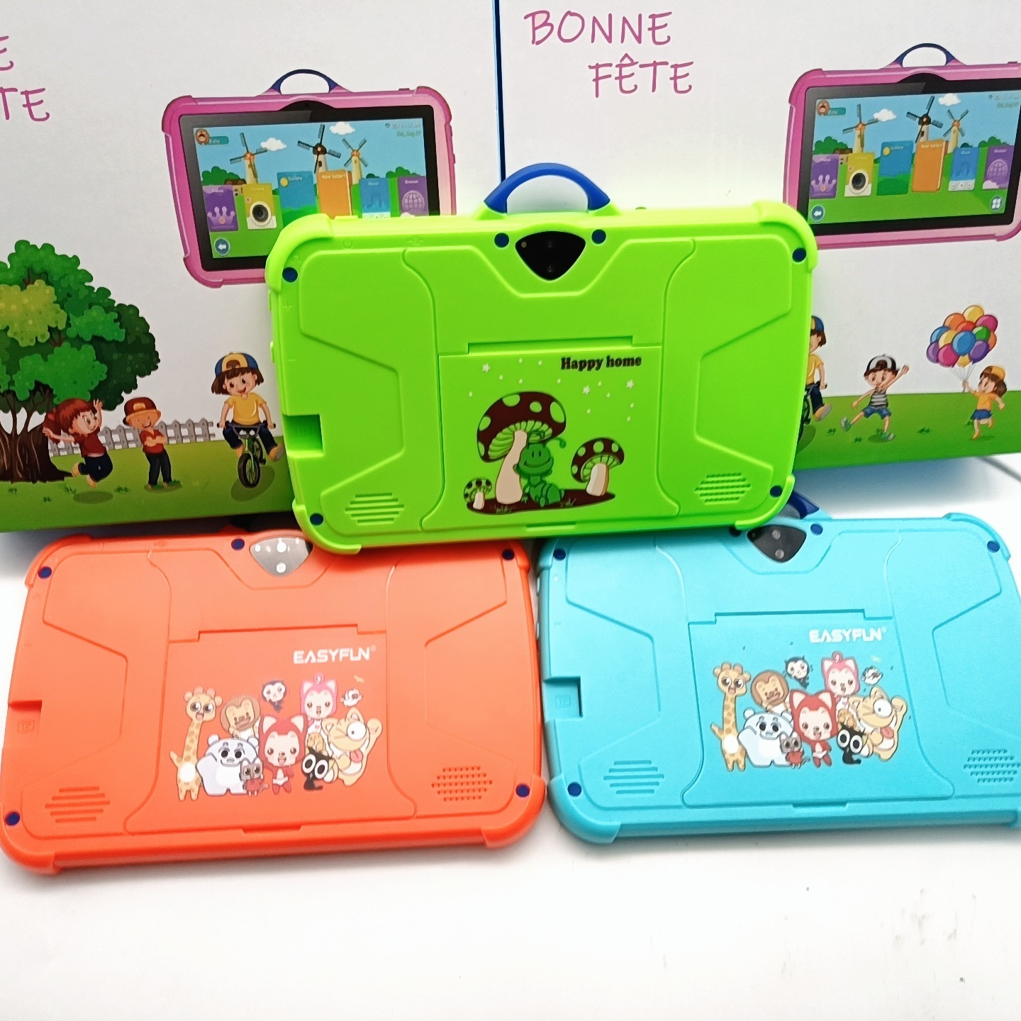 Hot new 7 inch Child Learning Tablet for kids Children Educational Android Baby Tab pc with wifi camera