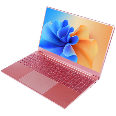 China Win 11 Brand New Intel N5095 DDR4 16GB RAM 256G 1TB SSD 15.6 inch Home school Business Notebook Mini Rose Gold Pink laptop