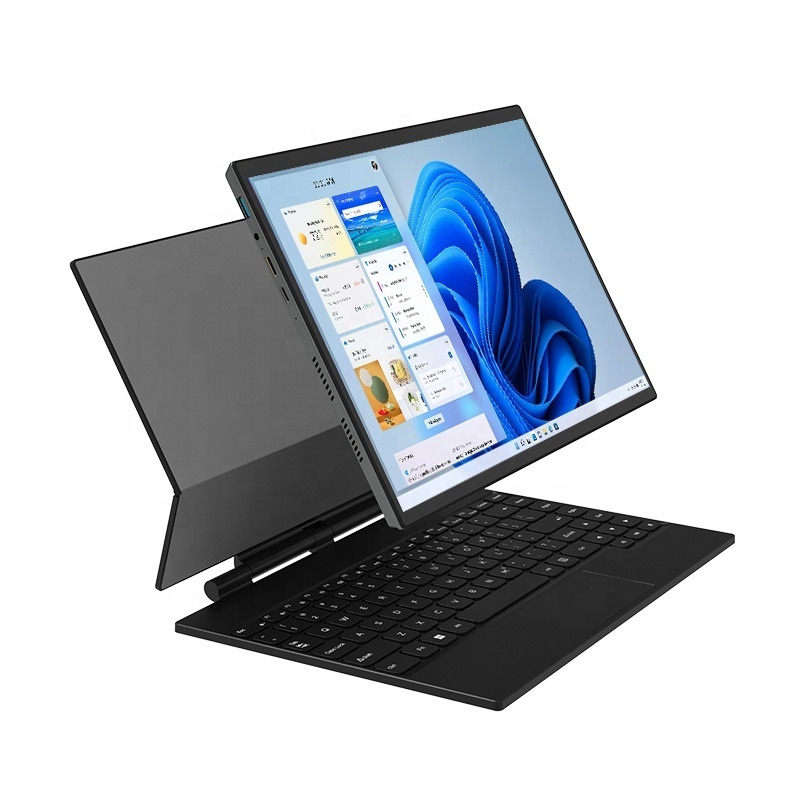 14 inch 2 in 1 window 11 tablet  laptop touchscreen Intel N95 business office education tablets with detachable keyboard