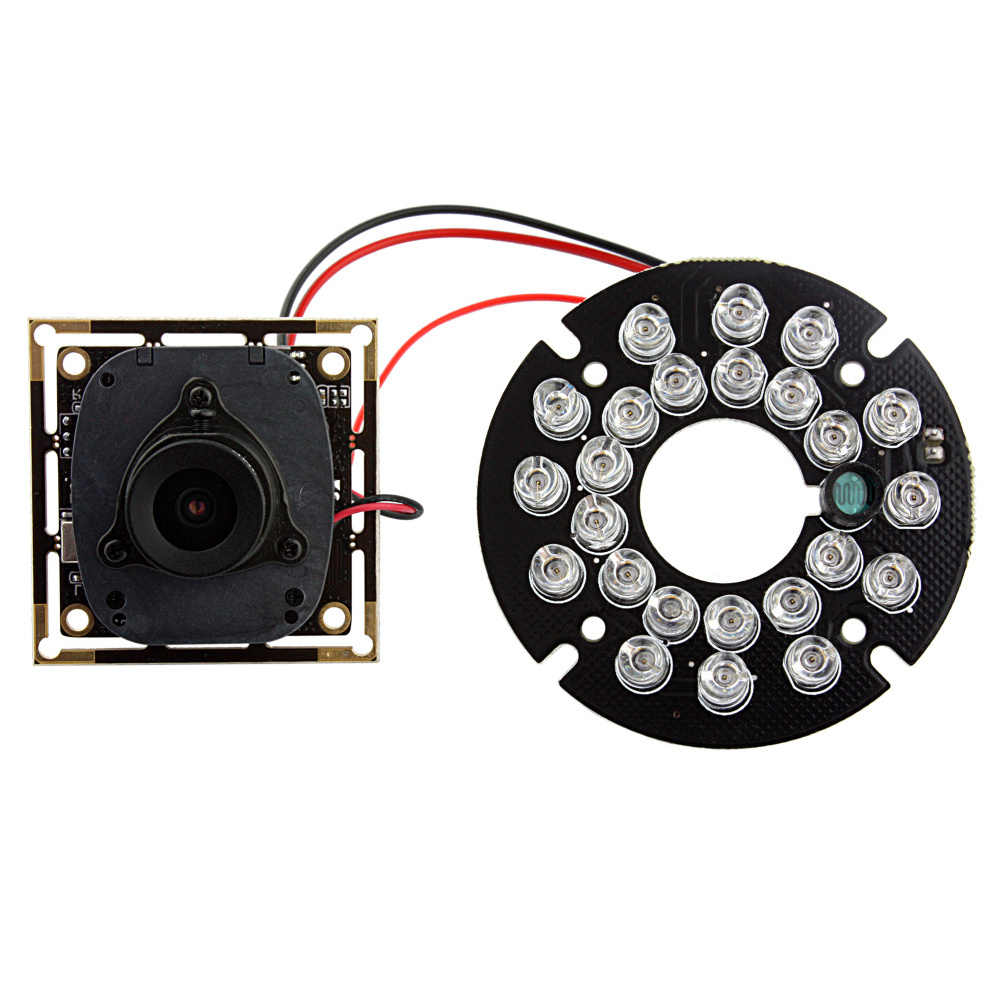 ELP 1080P CCTV Camera IMX322 IR Board Night Vision UVC Webcam H.264 30fps Low light HD USB Camera Module With 3.6mm lens