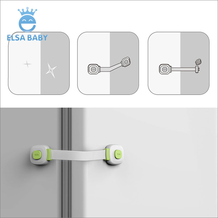 Baby Proof Safety Locks Multifunction Latch Strap | Kid Child Proofing Your Door Cabinets Drawers Fridge Furnitures