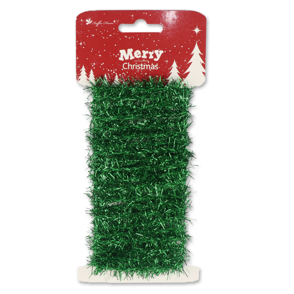 Elsas Christmas Tinsel Glitter chenille DIY craft Colorful Metallic Tinsel wire artificial glitter tinsel