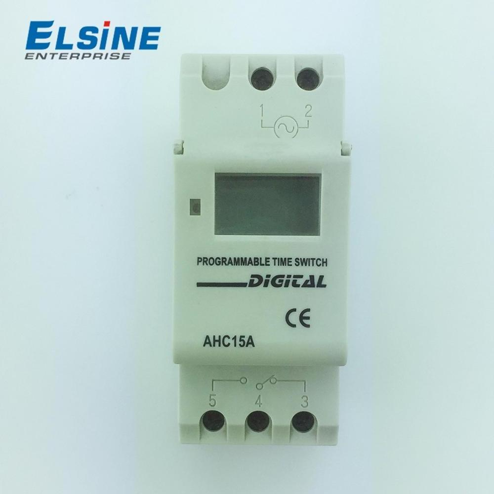 DIN Rail Weekly Programmable Electronic Timer timer switch/time switch timer temporizador digital