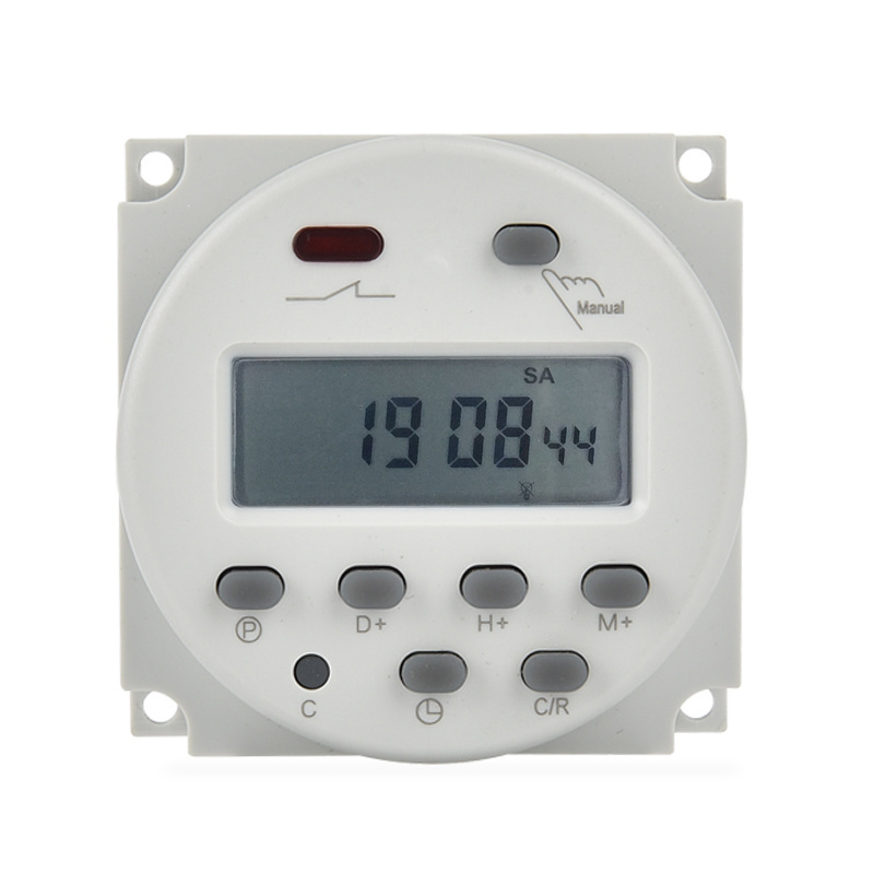 CN101A AC timer switch 220V 12V 24V digital time Control switch weekly programmable Electronic timer switches 8A to 16A Load