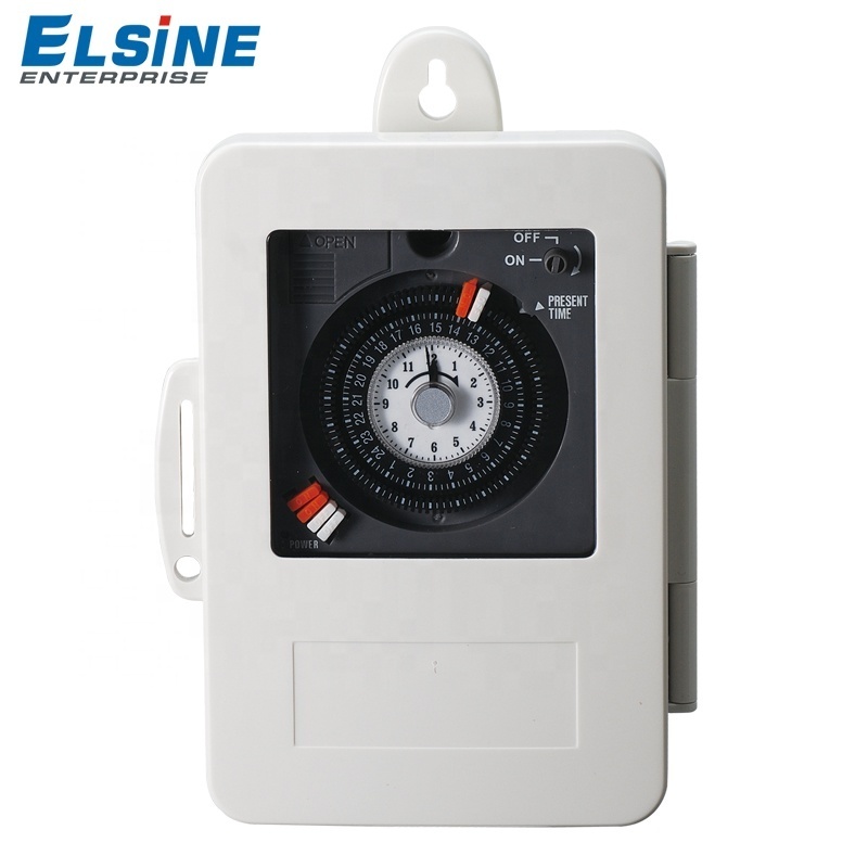 Waterproof 30A Heavy current 24 hour Mechanical timer switch TB330-RP Analog Daily program Time Switch TB-330 IP-53