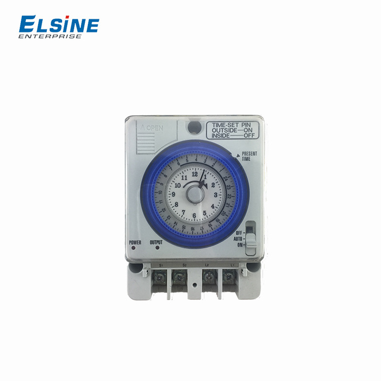 TB388 15Minutes Din Rail Daily 24 Hours mechanical battery Analogue timer time switch