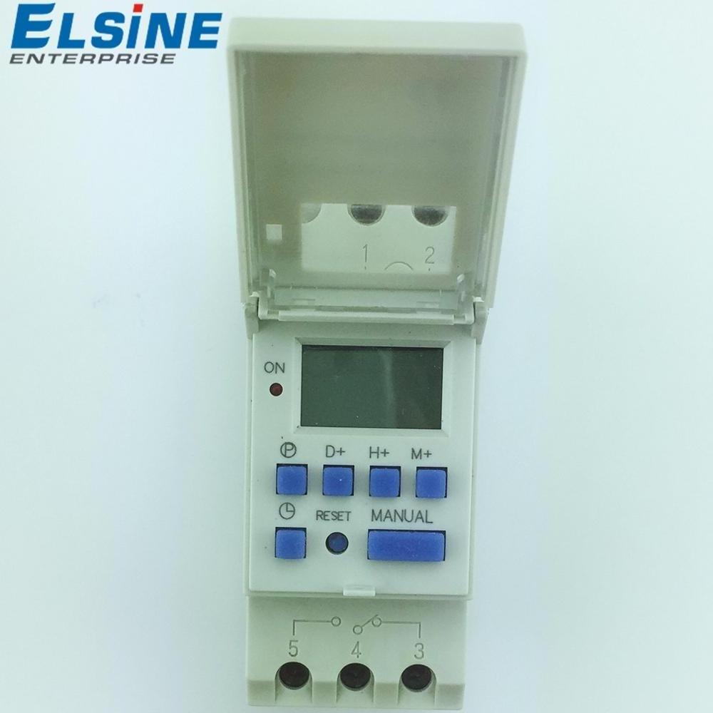 DIN Rail Weekly Programmable Electronic Timer timer switch/time switch timer temporizador digital