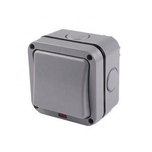 IP66 WP30 20A 1 gang double pole Weatherproof out door switch