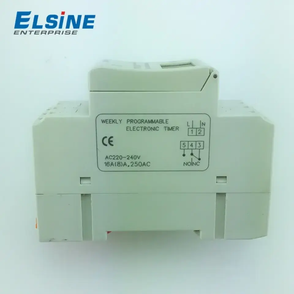 DIN Rail Weekly Programmable Electronic Timer timer switch/time switch timer temporizador digital