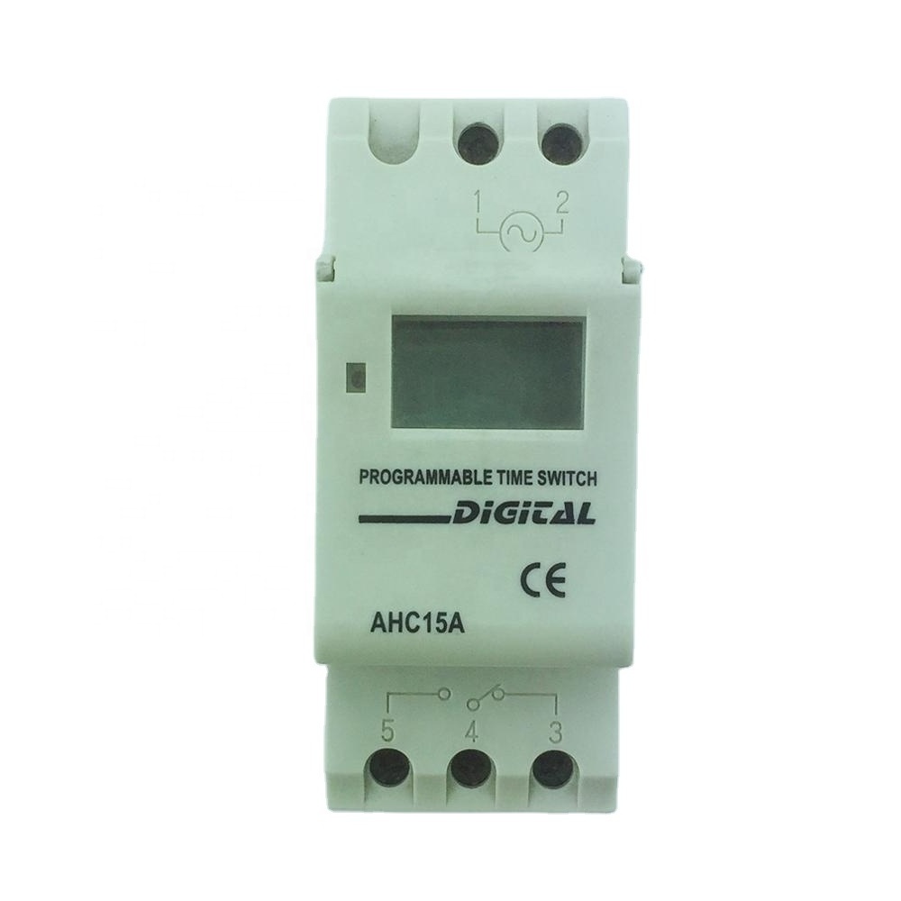 DIN Rail Weekly Programmable Electronic Timer timer switch/time switch timer temporizador digital