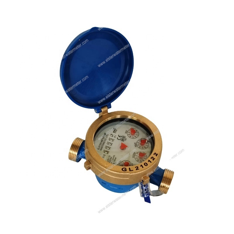 single jet wet Type Water Meter