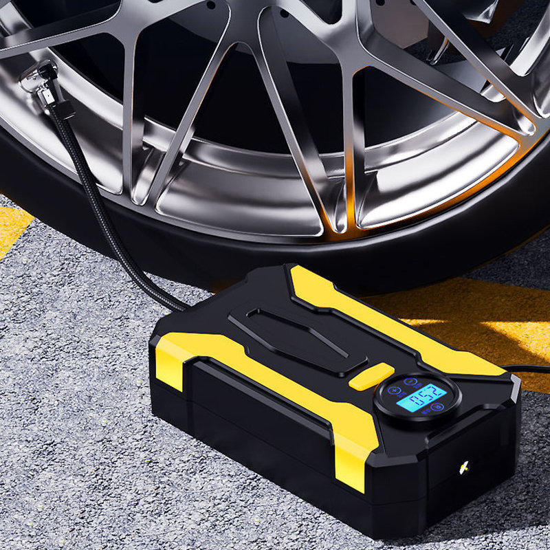 Digital Automatic Tire Inflators 12v Air Pump Car Tyre Inflator Powered Compressor Machine Portable Bike Kit