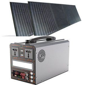 1000W 270000mah Multi-function Battery Portable Power Station Home Backup Rechargeable Power Emergency Solar Generator