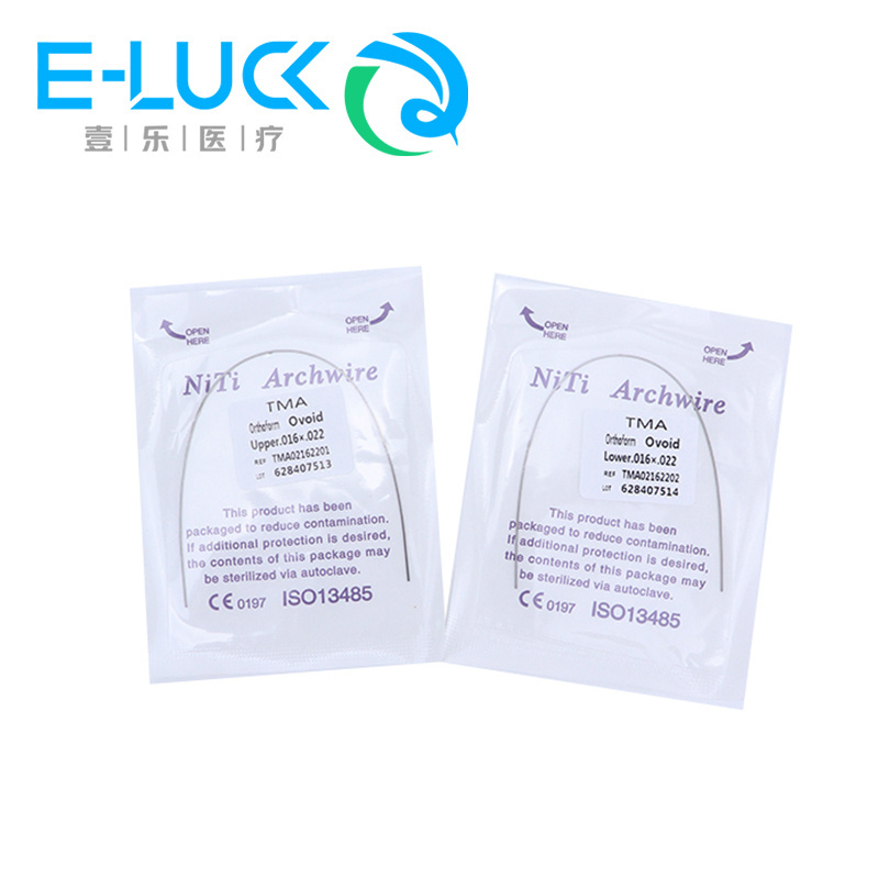 Dental Orthodontic TMA Wire Ti-Mo Alloy archwire/Dental Rectangular TMA Archwires