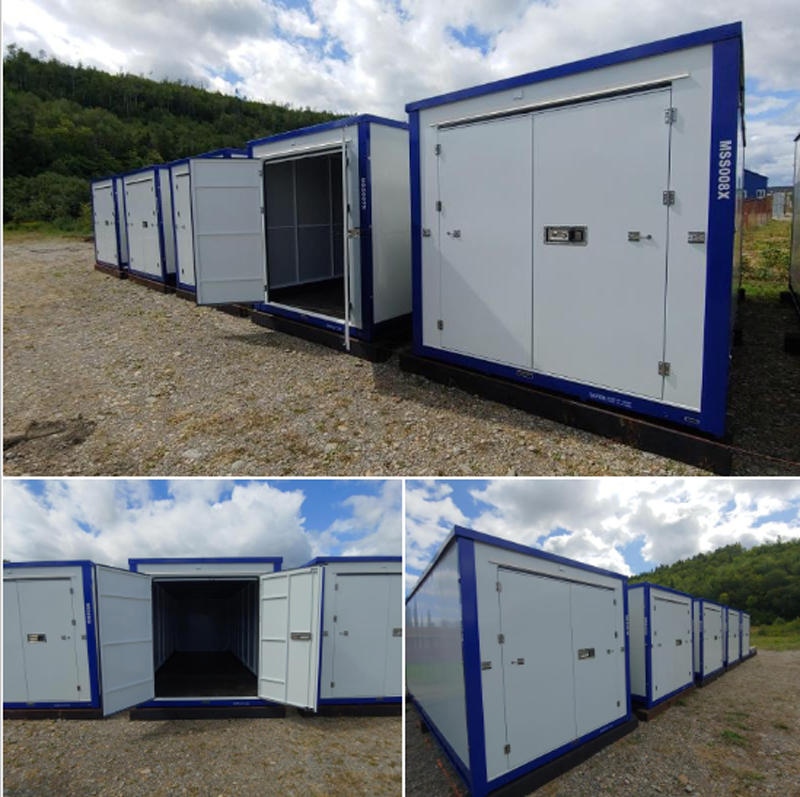 Small 16ft 19ft 20ft Customized Foldable Prefab Steel Mobile Portable Self Storage Container For Trailer Rental