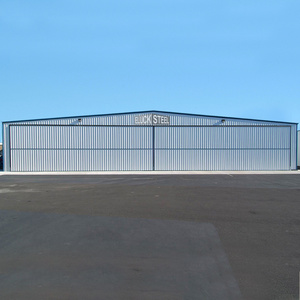 Steel Structure Truck Car Aircraft Shade Roof For Aircraft Steel Structure Prefabricated Workshop Dairy Factory Hangar