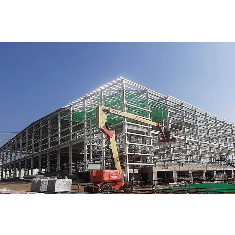 China Modern Design Industrial Prefab Building Light Large Span Steel Canopy Storage Warehouse/Shed