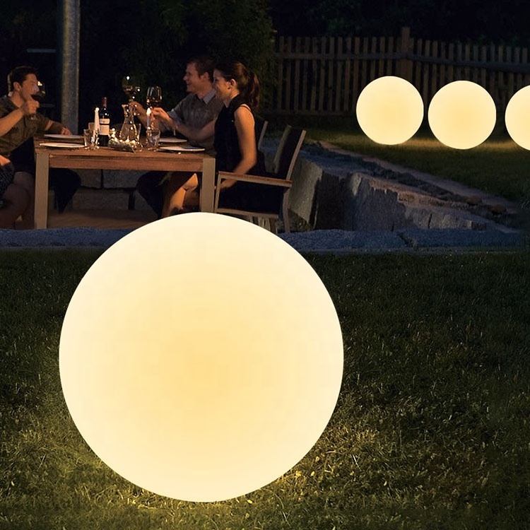 360 degree lighting angle Hanging Ball led pendant plastic material chandeliers lights outdoor