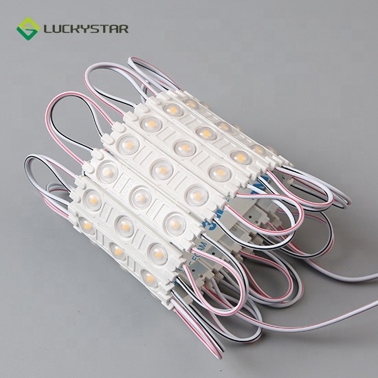 3led injection lens light sign 12v IP65 1.2W 1.5W high brightness for Light Box Injection led module