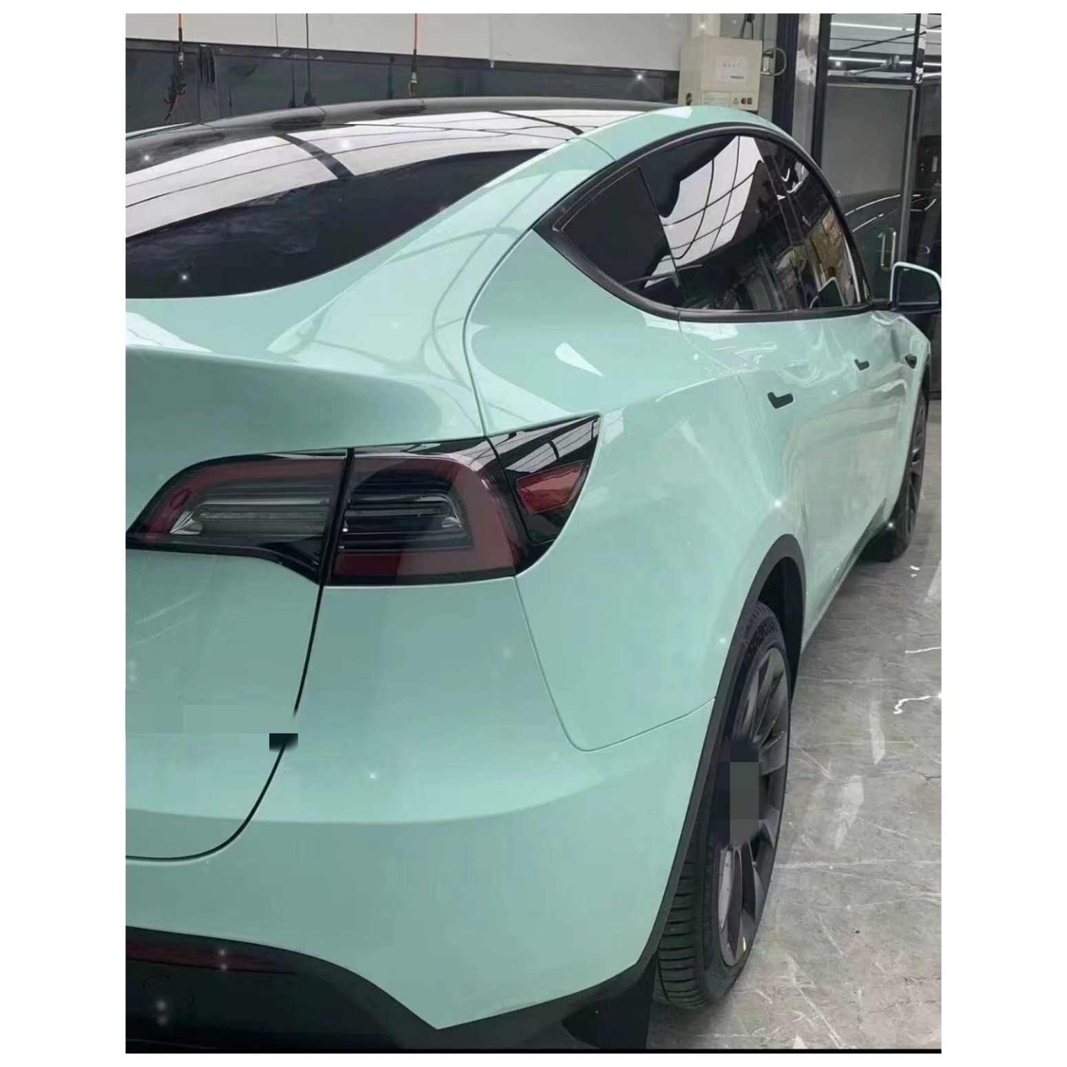 Popular style car film light green series car packaging vinyl colored car film can be wholesale