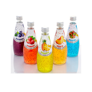 Pure Basil Seed Fruit Juice Soft Drink With Different Fruit Flavours 250ml Glass Bottles Buy at Lowest Price