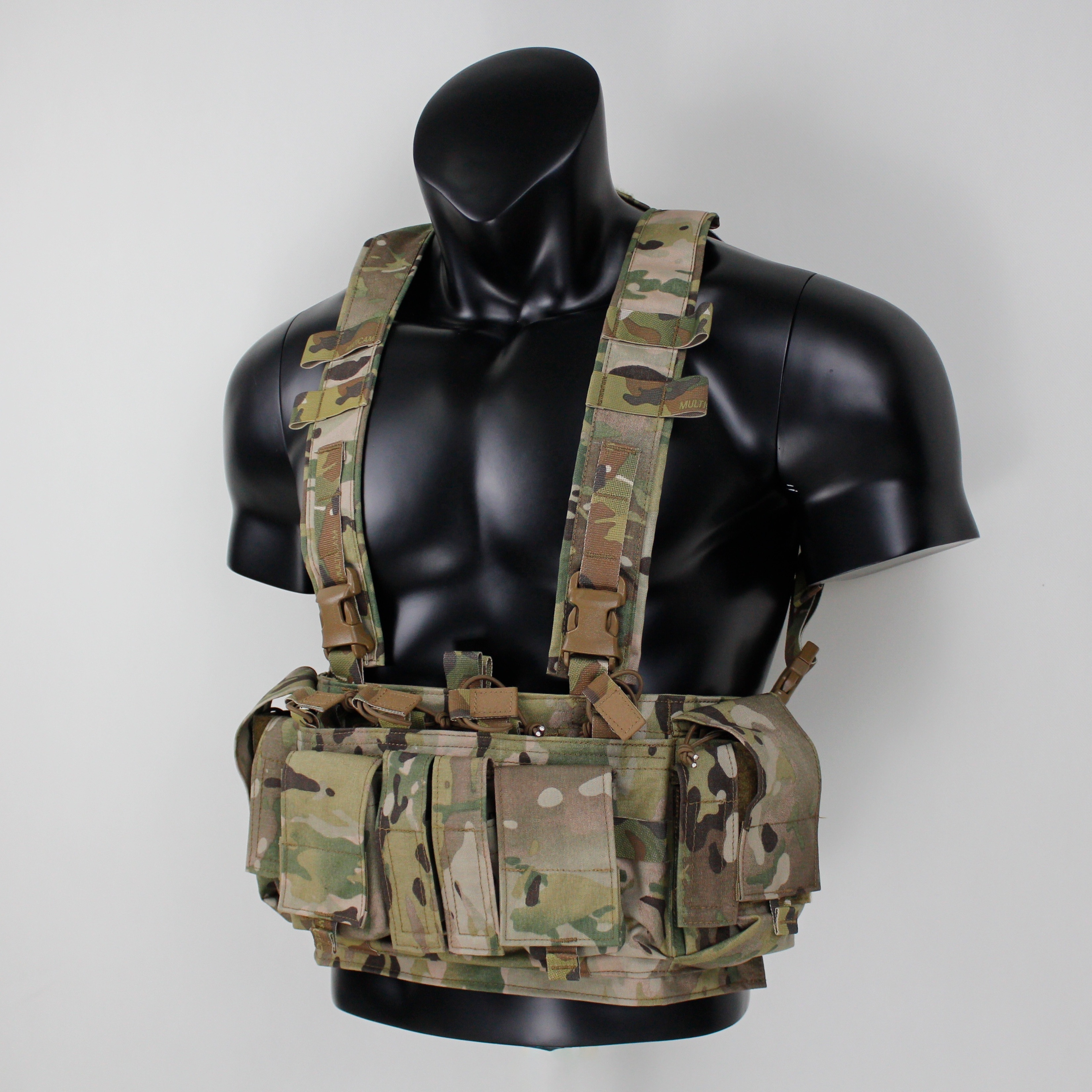 Tactical Gear General Purpose Pouch Chest Rig MFS Style MC Detachable