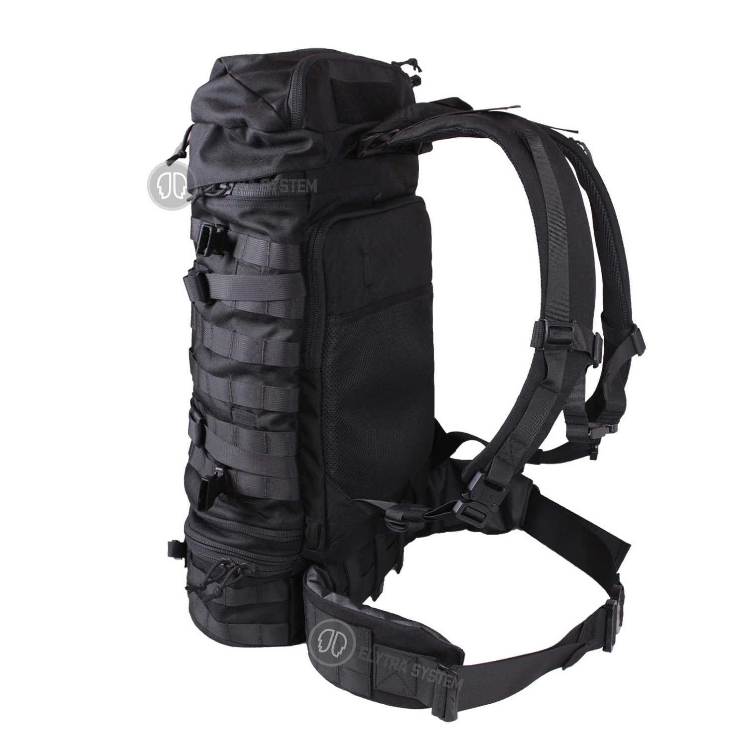 Outdoor Black Tactical Gears Hiking Tactical Rescue Backpack Special Operations High Capacity Backpack