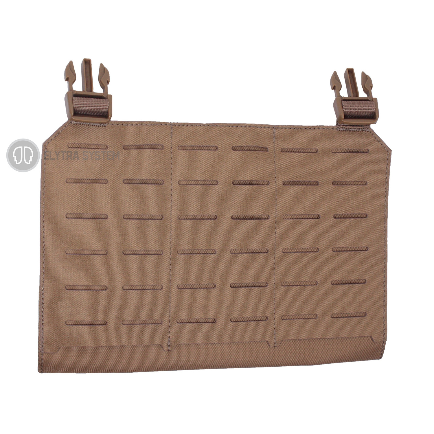 Coyote Brown Kangroo Pouch IPSC Front Platform Front Assault Panel Quick Release Laser Cut 1000D Nylon