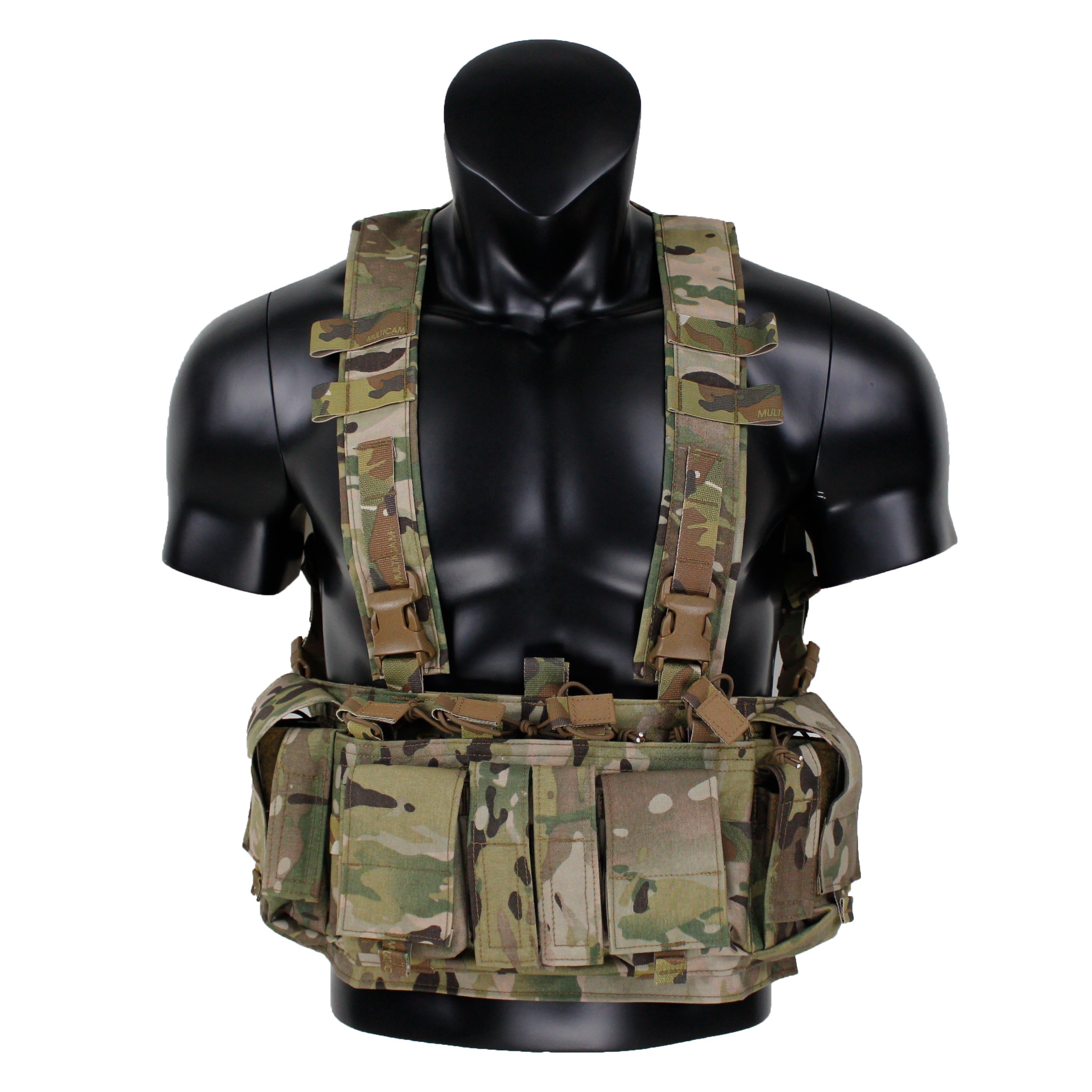 Tactical Gear General Purpose Pouch Chest Rig MFS Style MC Detachable