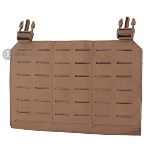 IPSC Front Platform Front Assault Panel Quick Release Laser Cut 1000D Nylon Coyote Brown Kangroo Pouch