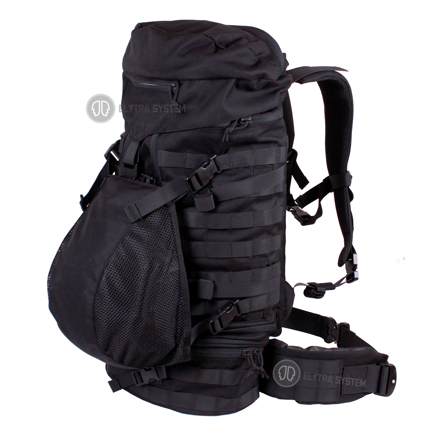 Outdoor Black Tactical Gears Hiking Tactical Rescue Backpack Special Operations High Capacity Backpack