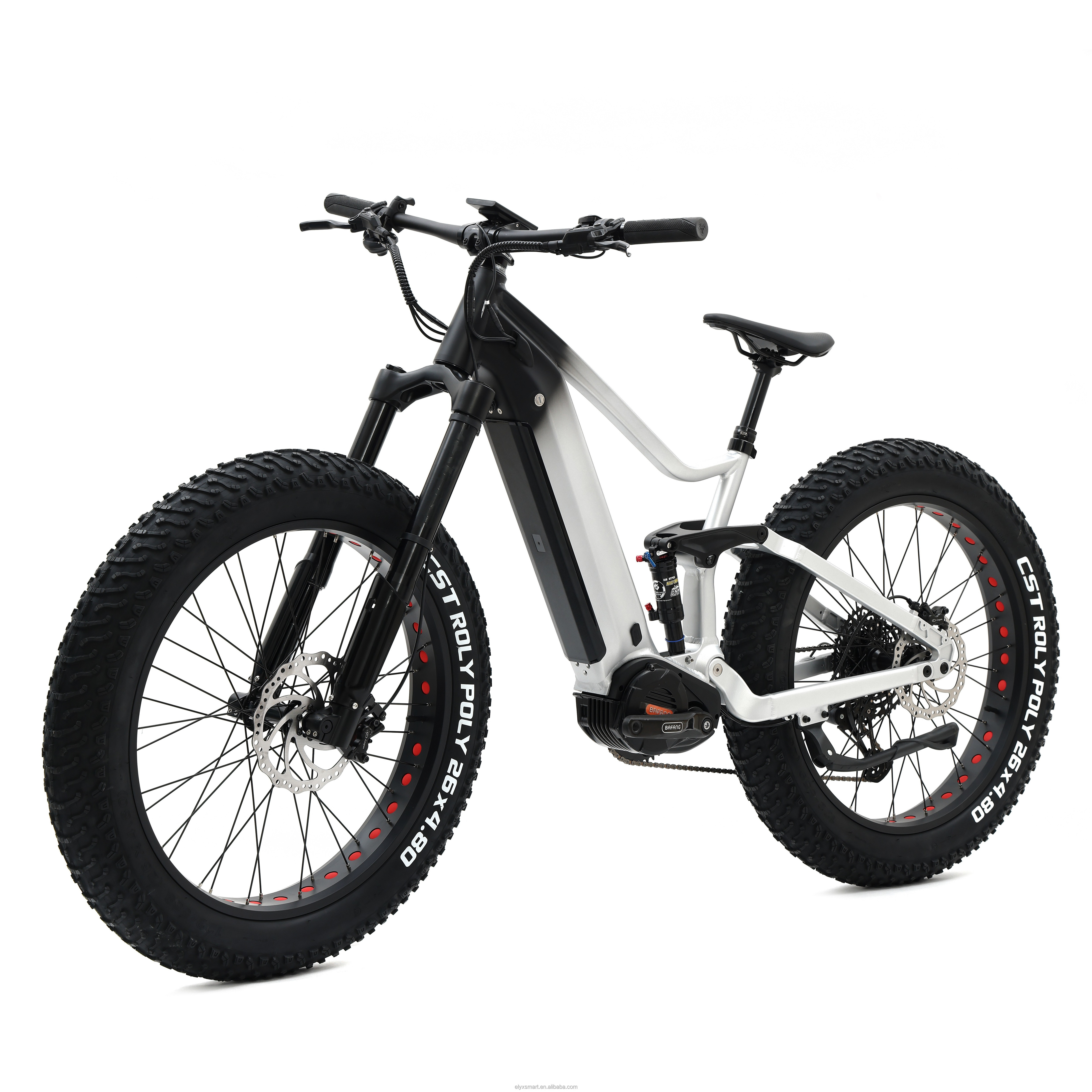 Custom Electric MTB 20Ah Battery Full Suspension 1000W Bafang M620 Ebike 26 Inch Fat Tire Electric Mountain Bike