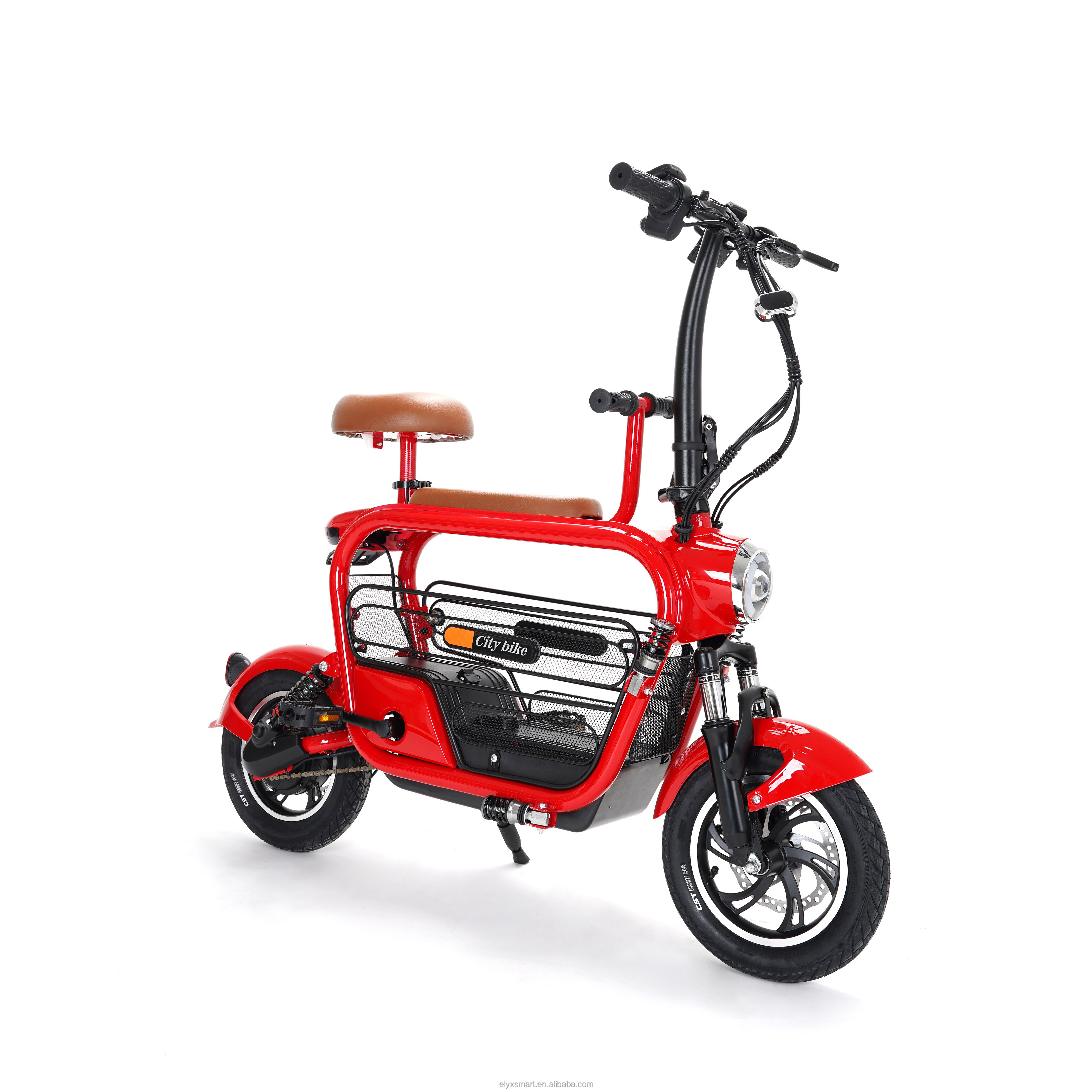 Ready To Ship Cheap Scooter Pet Bike Dog Bicycle Baseket Kids Bike 48V Electric Folding Bike 350W MINI Scooter