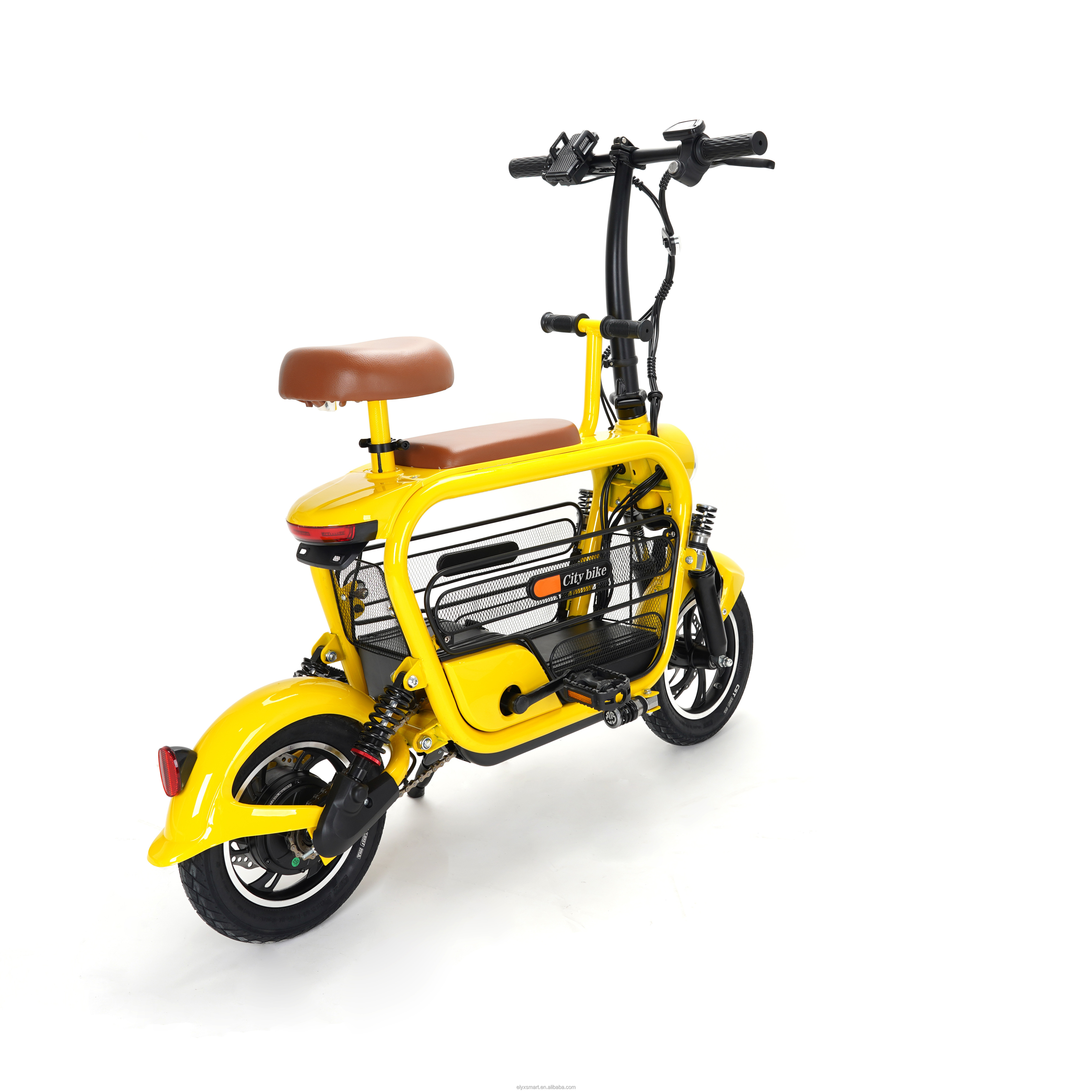 Ready To Ship Cheap Scooter Pet Bike Dog Bicycle Baseket Kids Bike 48V Electric Folding Bike 350W MINI Scooter