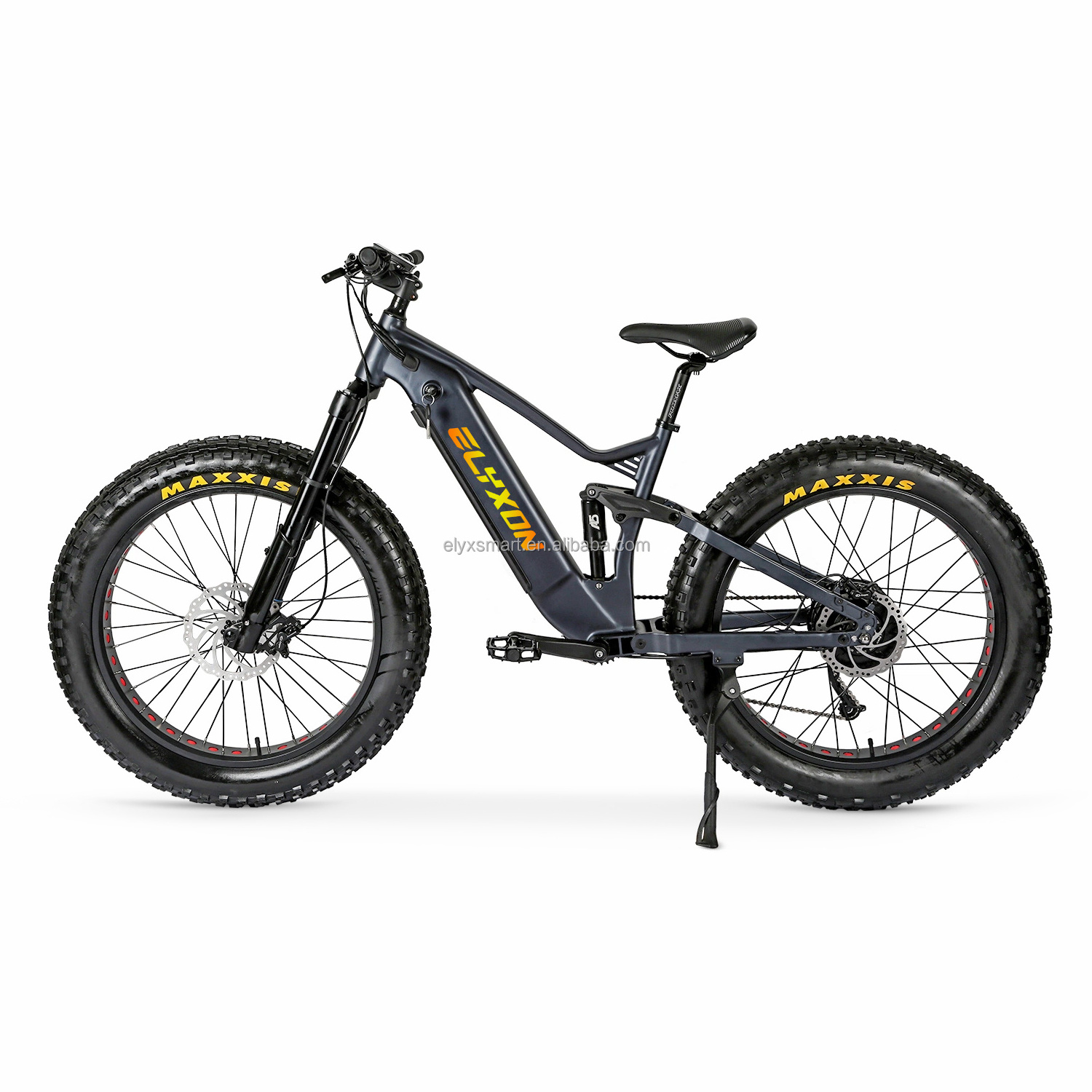 Custom Full Suspension Electric Mountain Bike 1000W 750W 500W Electric Bike Fat Tire MTB 26 Inch 48V E Bike