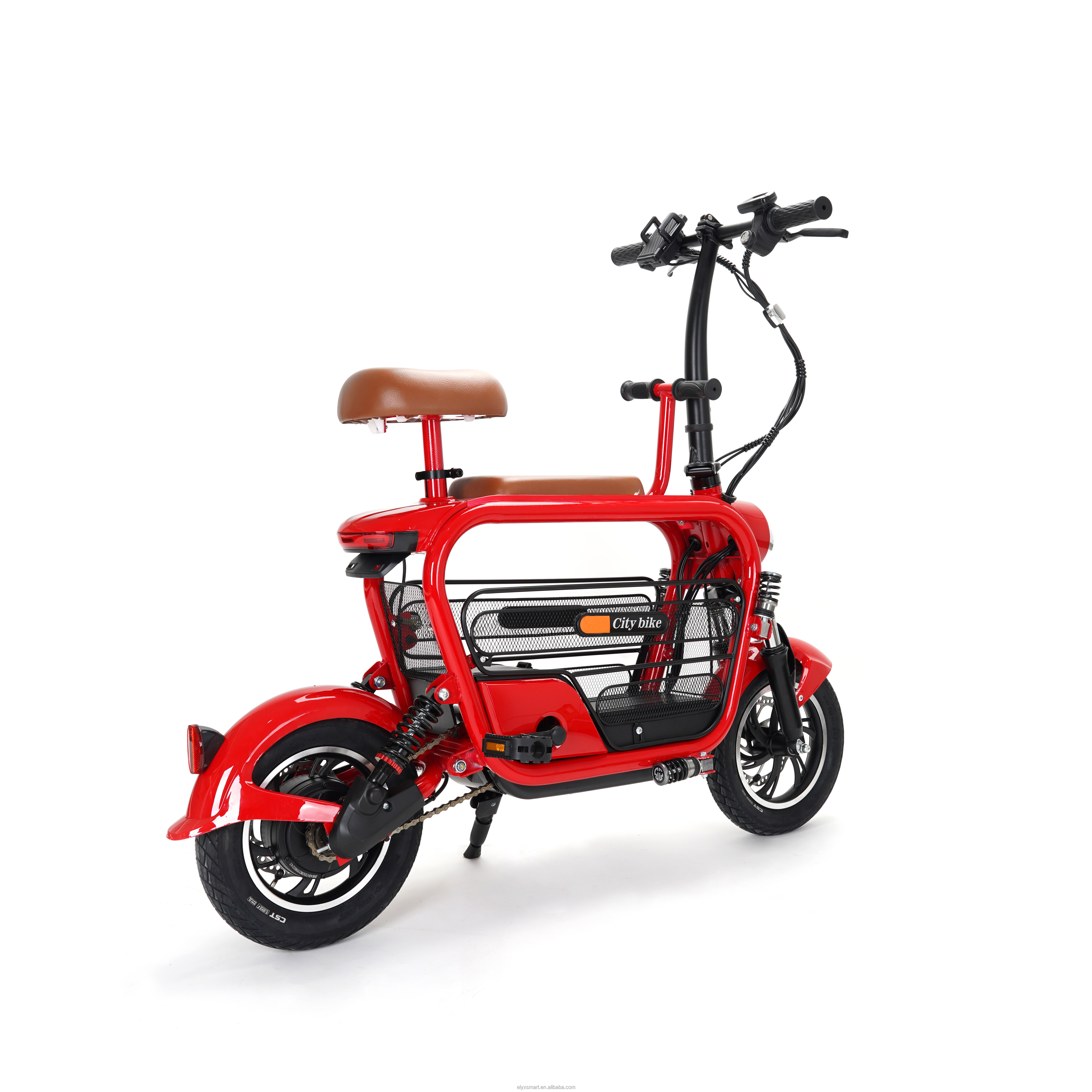 Ready To Ship Cheap Scooter Pet Bike Dog Bicycle Baseket Kids Bike 48V Electric Folding Bike 350W MINI Scooter