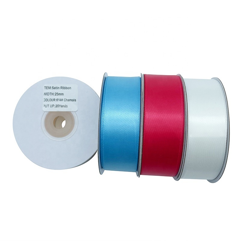 E-Magic High Quality Plain Single Double Face Webbing 100 Yard 1 1/2 inch 100% Polyester Silk Satin ribbons 38mm